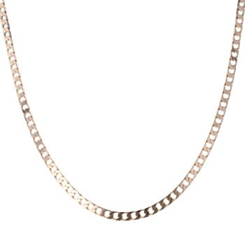 9ct Yellow Gold Curb Chain 22"