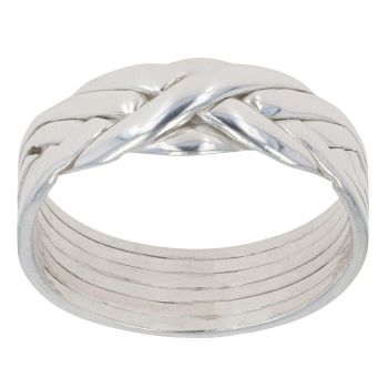 Silver Puzzle Ring By Icesia