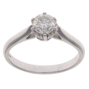 Platinum 0.75ct Diamond Solitaire Ring