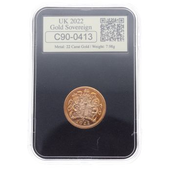 2022 Elizabeth II Fifth Portrait UK Full Sovereign Coin