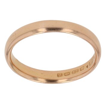 22ct Yellow Gold 3.5mm Wedding Band