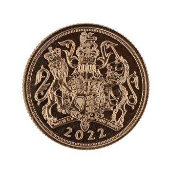 2022 Elizabeth II Fifth Portrait UK Full Sovereign Coin