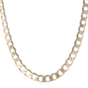9ct Yellow Gold Curb Chain 24"