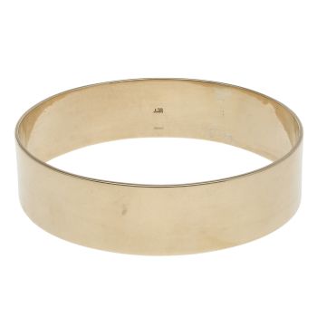 9ct Yellow Gold Solid Bangle