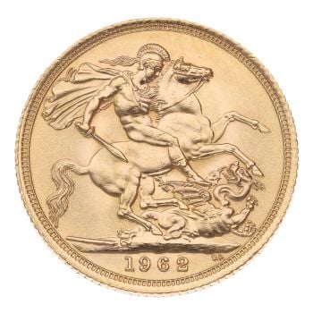 1962 Elizabeth II Full Sovereign Coin