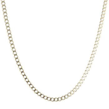9ct Yellow Gold Curb Chain 20"