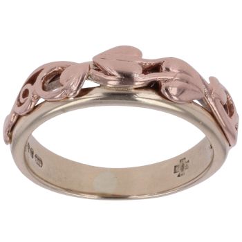 9ct Yellow and Rose Gold Tree Of Life Clogau Ring