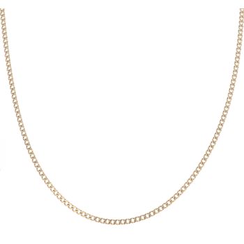 9ct Yellow Gold Curb Chain 32"