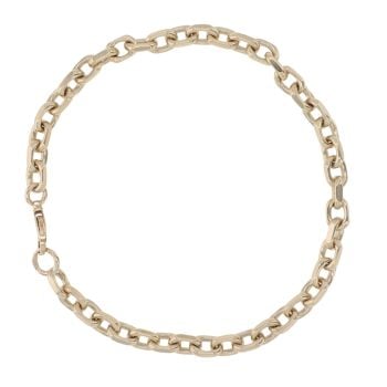9ct Yellow Gold Belcher Bracelet 9"