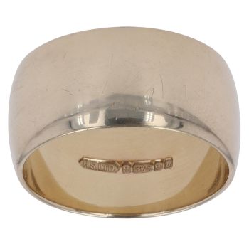 9ct Yellow Gold Plain Wedding Band 11.4mm