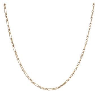 9ct Yellow Gold Figaro Chain 24"