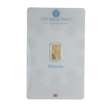1g The Royal Mint Britannia Ingot Sealed
