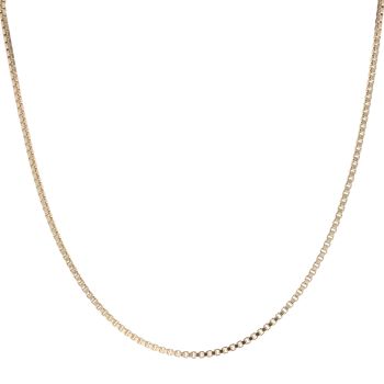 9ct Yellow Gold Box Chain 20"