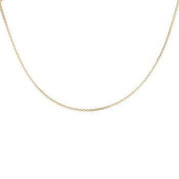 14ct Yellow Gold Children's Belcher Chain 14"