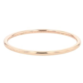 9ct Yellow Gold Plain Solid Bangle