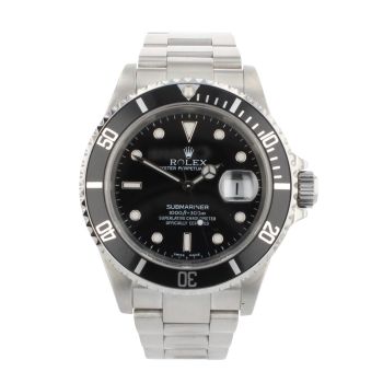 Rolex Submariner Pre Owned Watch Ref 16610