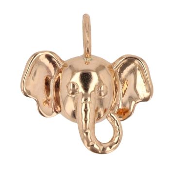22ct Rose Gold Elephant Pendant