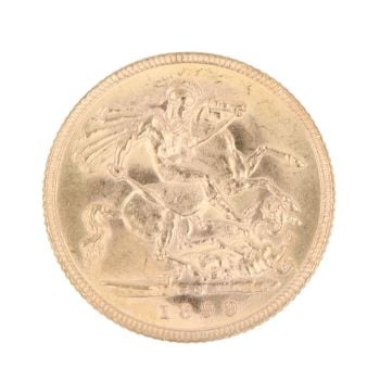 1899 Victoria Half Sovereign Coin