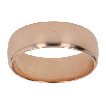 14ct Rose Gold 6.4mm Wedding Band