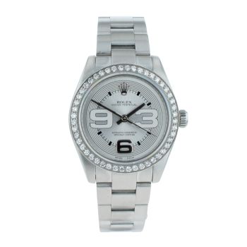Rolex Custom Oyster Perpetual Pre Owned Watch Ref 177200