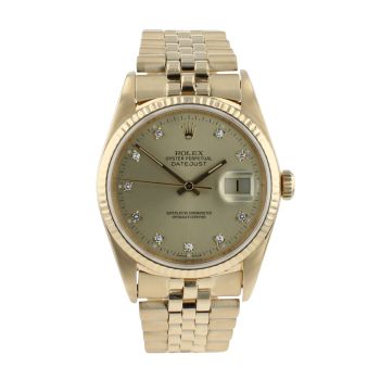 Rolex Datejust Pre Owned Watch Ref 16018