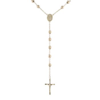 9ct Yellow Gold Rosary Beads 30"