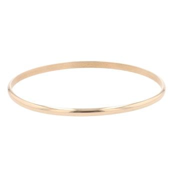 9ct Yellow Gold Plain Bangle