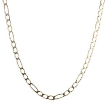 9ct Yellow Gold Figaro Chain 24"