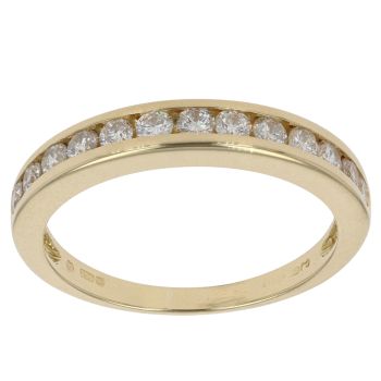 18ct Yellow Gold 0.50ct Diamond Eternity Ring