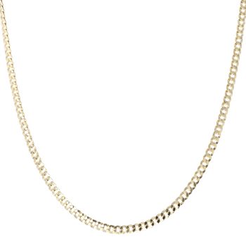 9ct Yellow Gold Curb Chain 18"