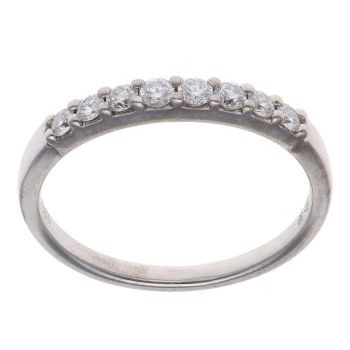9ct White Gold 0.25ct Brilliant Cut Diamond Eternity Ring