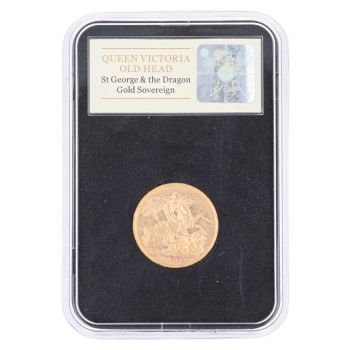 1901 Victoria Old Head Australia Full Sovereign Coin