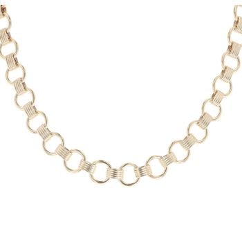 9ct Yellow Gold Fancy Chain 18"
