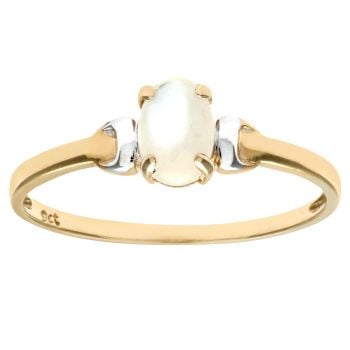 9ct Yellow Gold Pearl Ring