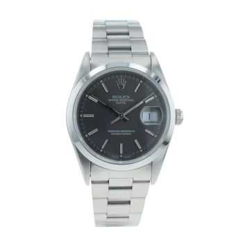 Rolex Oyster Perpetual Date Pre Owned Watch Ref 15200