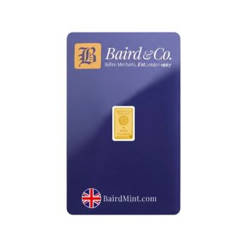 24ct Pure Yellow Gold Minted Bar - 1g