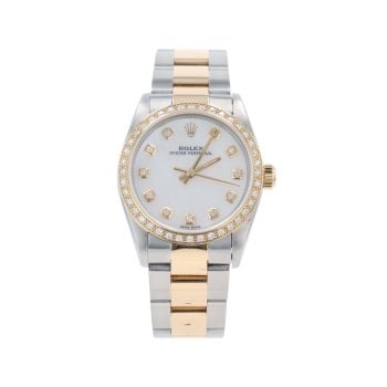Rolex Custom Oyster Perpetual Pre Owned Watch Ref 67483