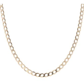 9ct Yellow Gold Curb Chain 24"