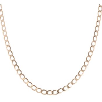 9ct Yellow Gold Curb Chain 24"