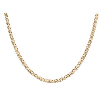 9ct Yellow Gold Fancy Patterned Chain 20"