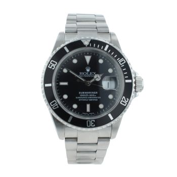 Rolex Submariner Pre Owned Watch Ref 16610