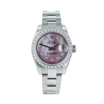 Rolex Custom Datejust Pre Owned Watch Ref 179160