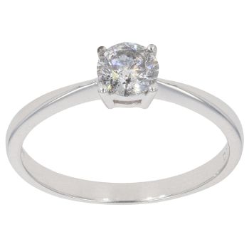 18ct White Gold 0.50ct Diamond Solitaire Ring