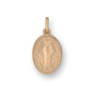 9ct Yellow Gold Miraculous Medallion Pendant