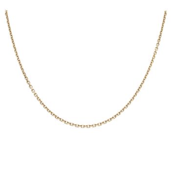 9ct Yellow Gold Belcher Chain 16"