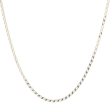 9ct Yellow Gold Curb Chain 18"