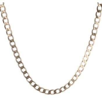 9ct Yellow Gold Curb Chain 20"