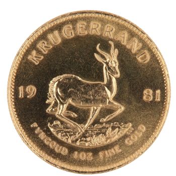1981 1oz South Africa Krugerrand Coin
