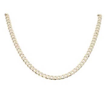 9ct Yellow Gold Curb Chain 18"