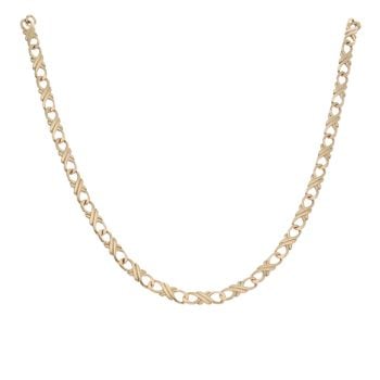 9ct Yellow Gold Fancy Chain 16"
